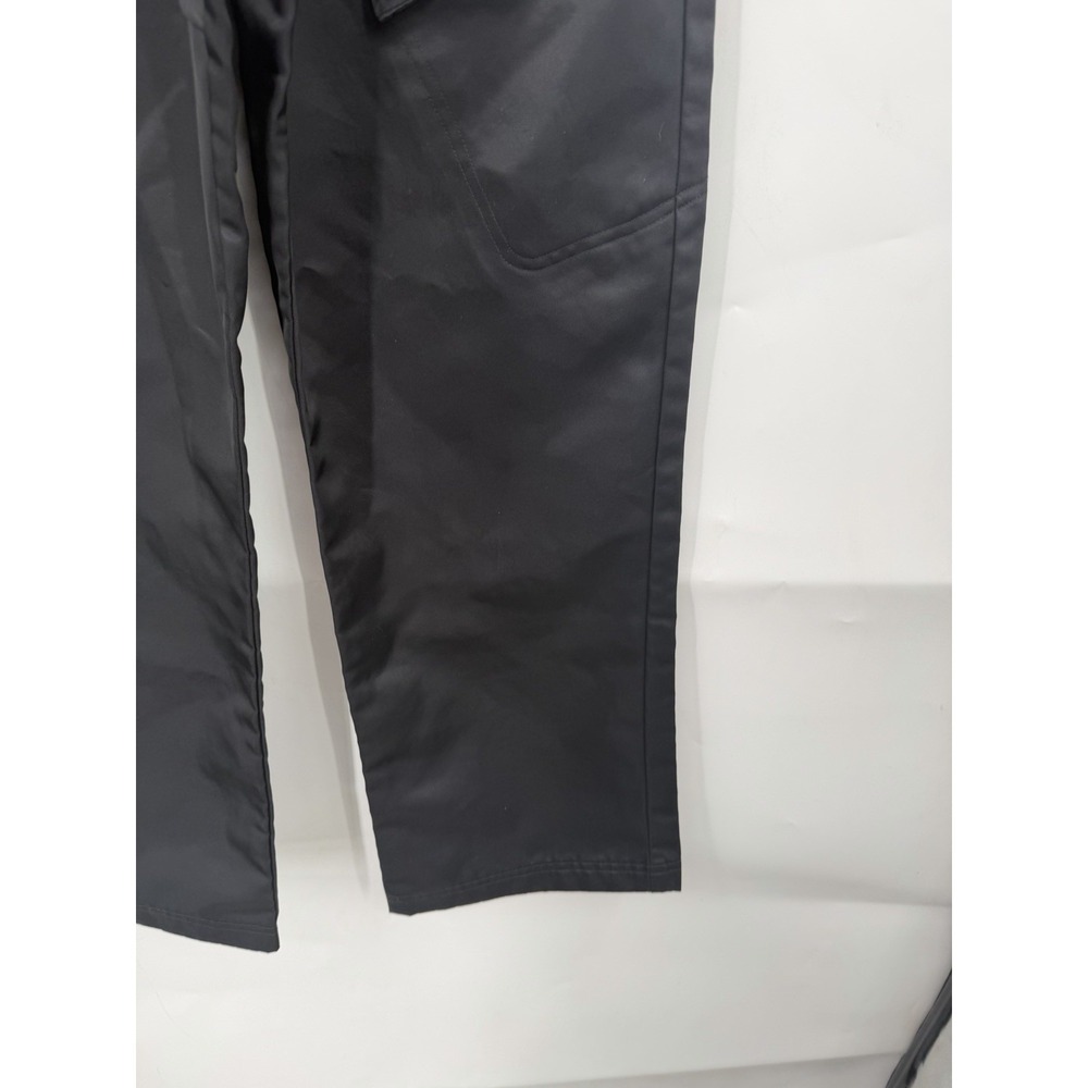 Nike NSW Novelty Capsule Pants Women L Black Wide Leg Cargo Track Athletic Gym - Picture 9 of 10